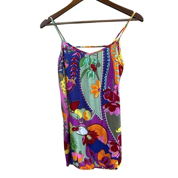 Farm  Rio sleeveless top blouse ‎ Floral Fruit Tropical Size S - Picture 2 of 10